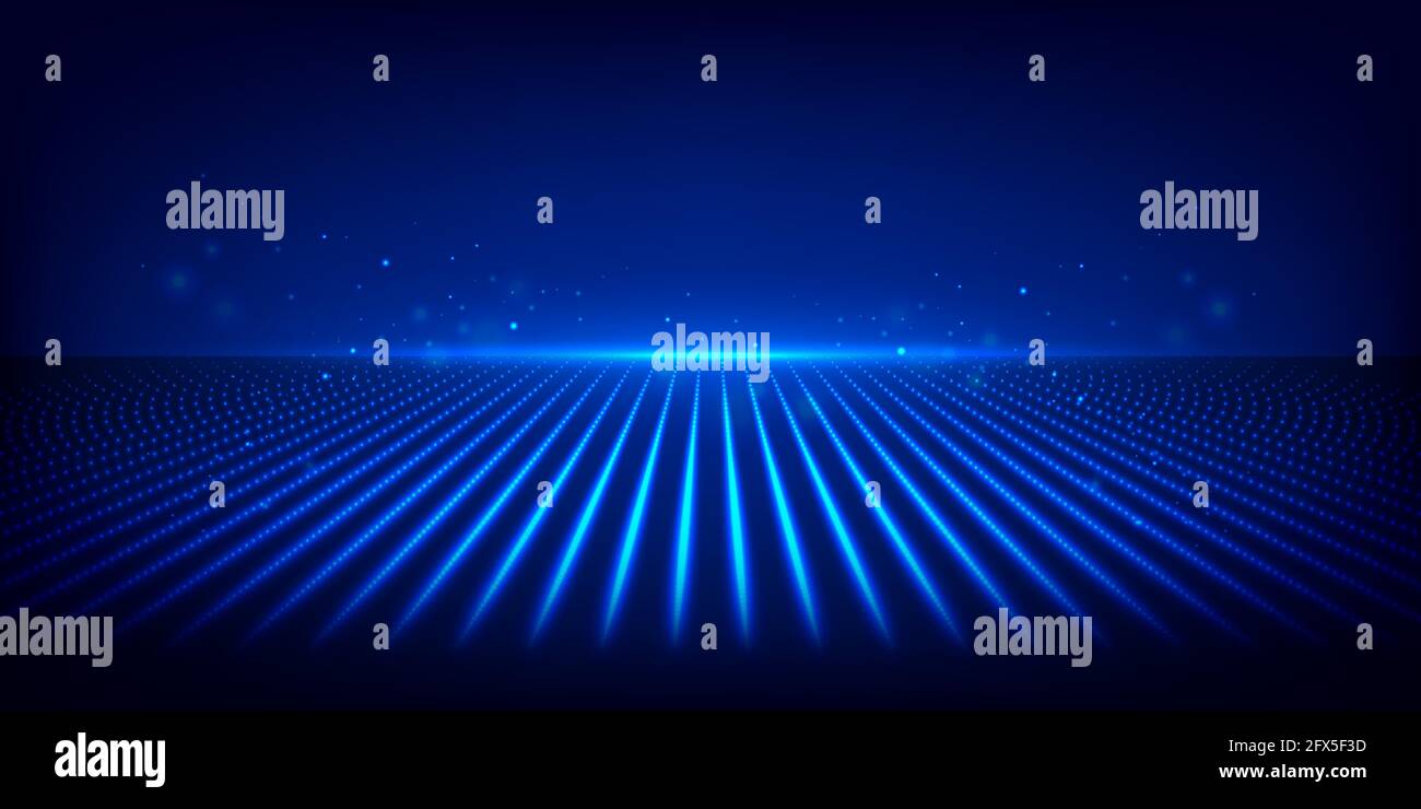 Abstract digital environment depth Stock Vector Images - Alamy