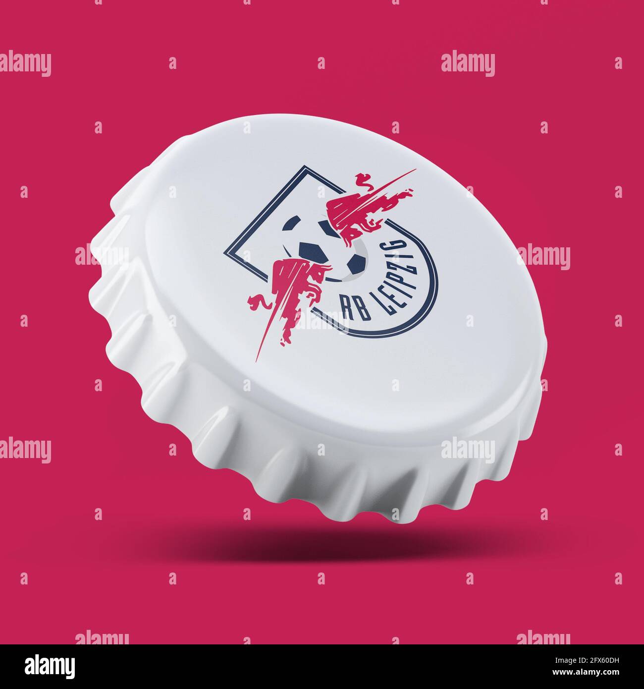 Red Bull Leipzig 3D render realistic 