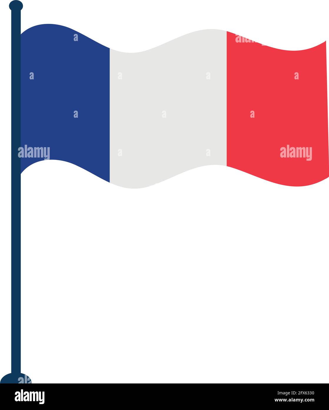 france flag waving on background Stock Vector Image & Art Alamy