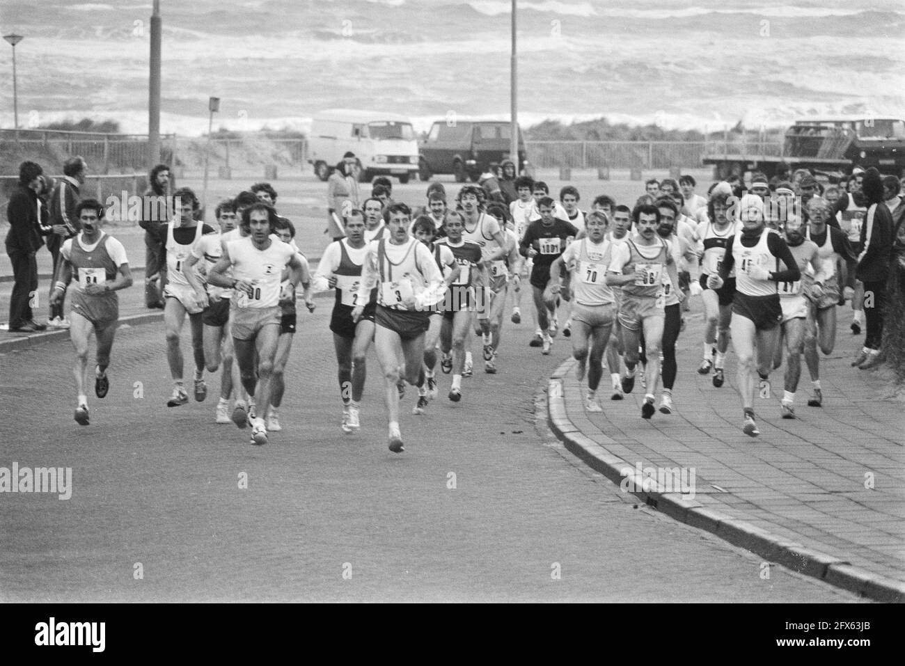 Half marathon Egmond aan Zee, overview, January 8, 1984, MARATHONS, The Netherlands, 20th