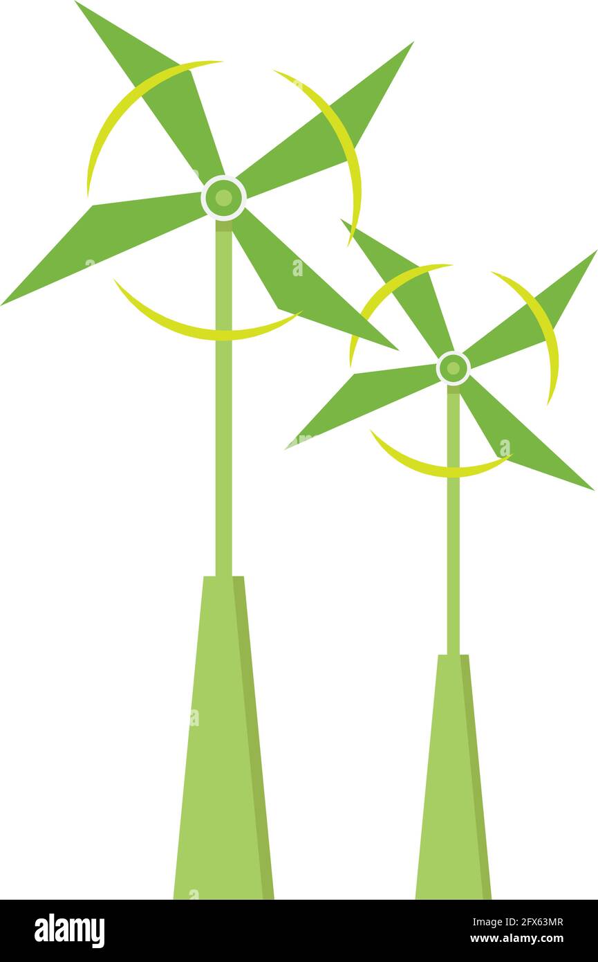 renewable energy wind turbines Stock Vector Image & Art - Alamy