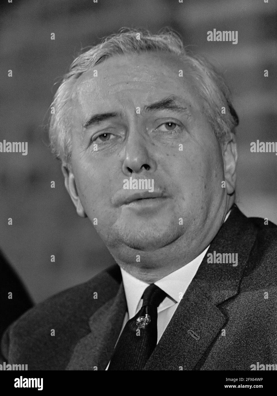 Harold Wilson (1967 Stock Photo Alamy