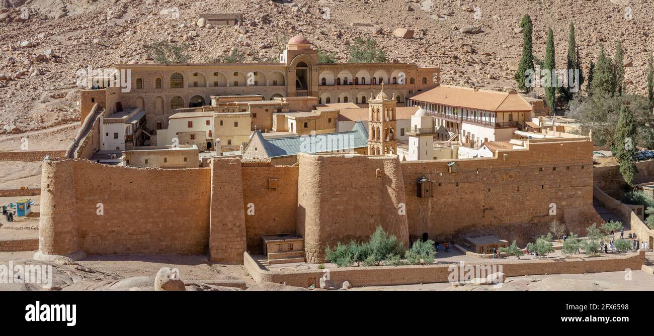 Saint Catherine's Monastery. Greek Orthodox monastery. Sinai. Egypt. Stock Photo