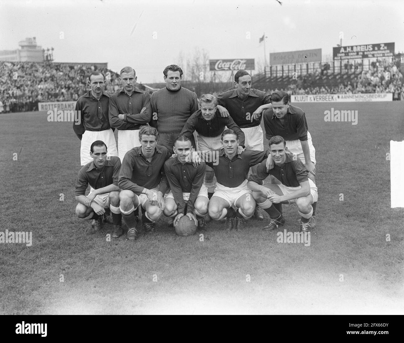 Union team, 18 November 1950, Union teams, The Netherlands, 20th century press agency photo, news to remember, documentary, historic photography 1945-1990, visual stories, human history of the Twentieth Century, capturing moments in time Stock Photo