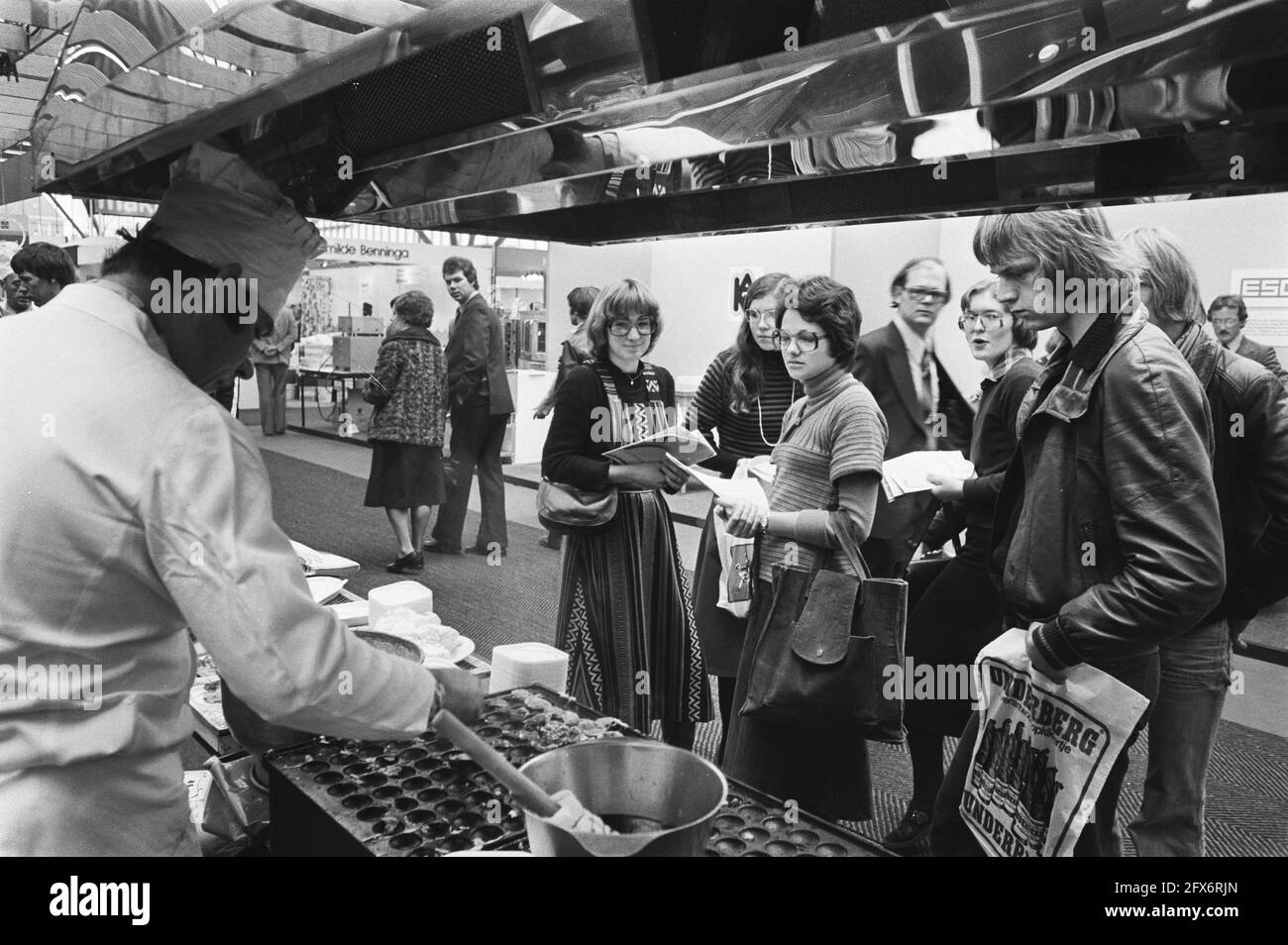 Horecava in the RAI, January 10, 1977, trade fairs, The Netherlands, 20th century press agency photo, news to remember, documentary, historic photography 1945-1990, visual stories, human history of the Twentieth Century, capturing moments in time Stock Photo