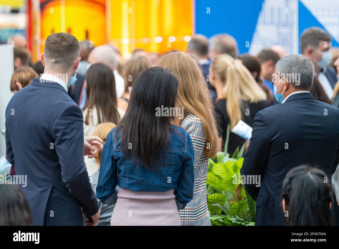 Unrecognizable people gather on hi-res stock photography and images - Alamy