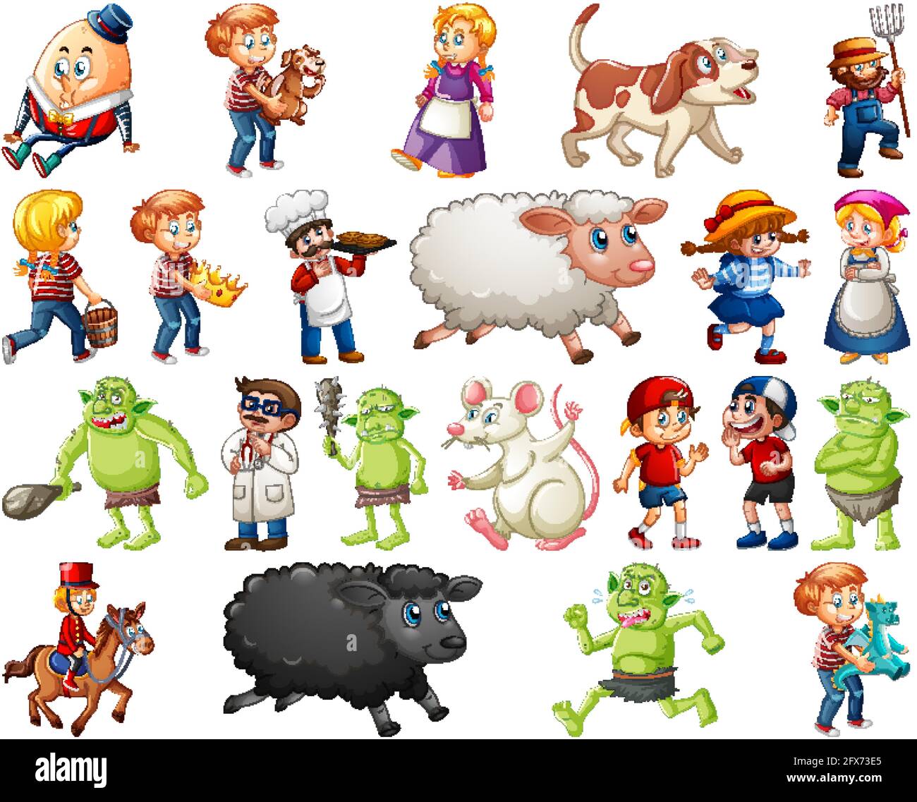 Nursery rhyme character hi-res stock photography and images - Alamy