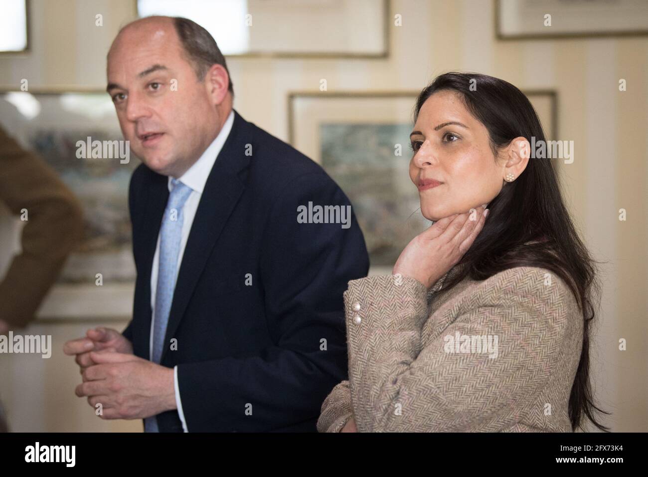 Defence Secretary Ben Wallace and Home Secretary Priti Patel