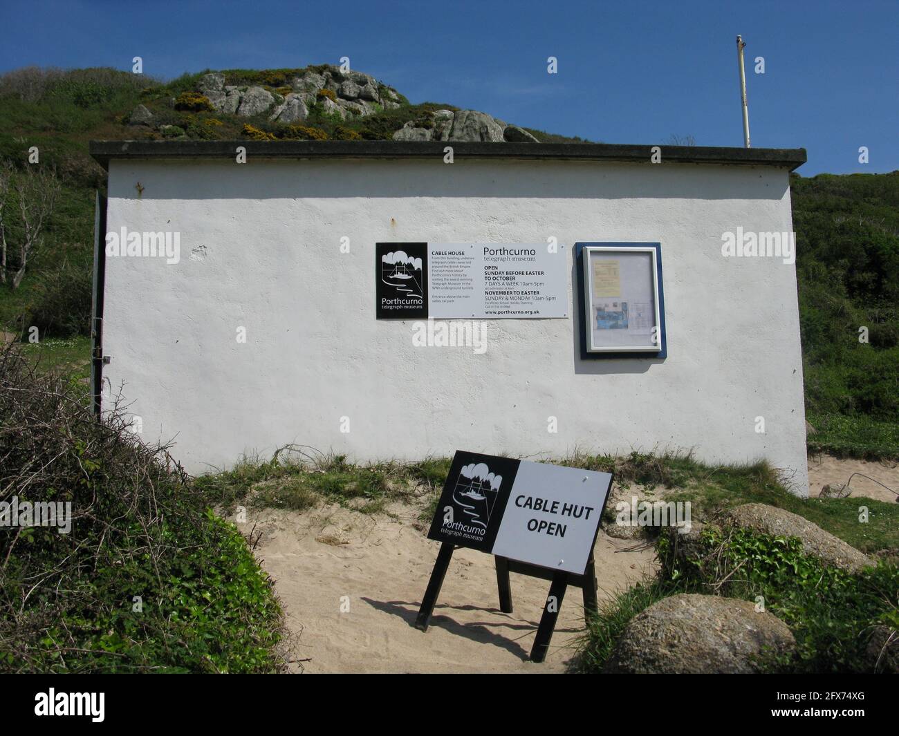 Porthcurno Museum of Global Communications in the former telegraph