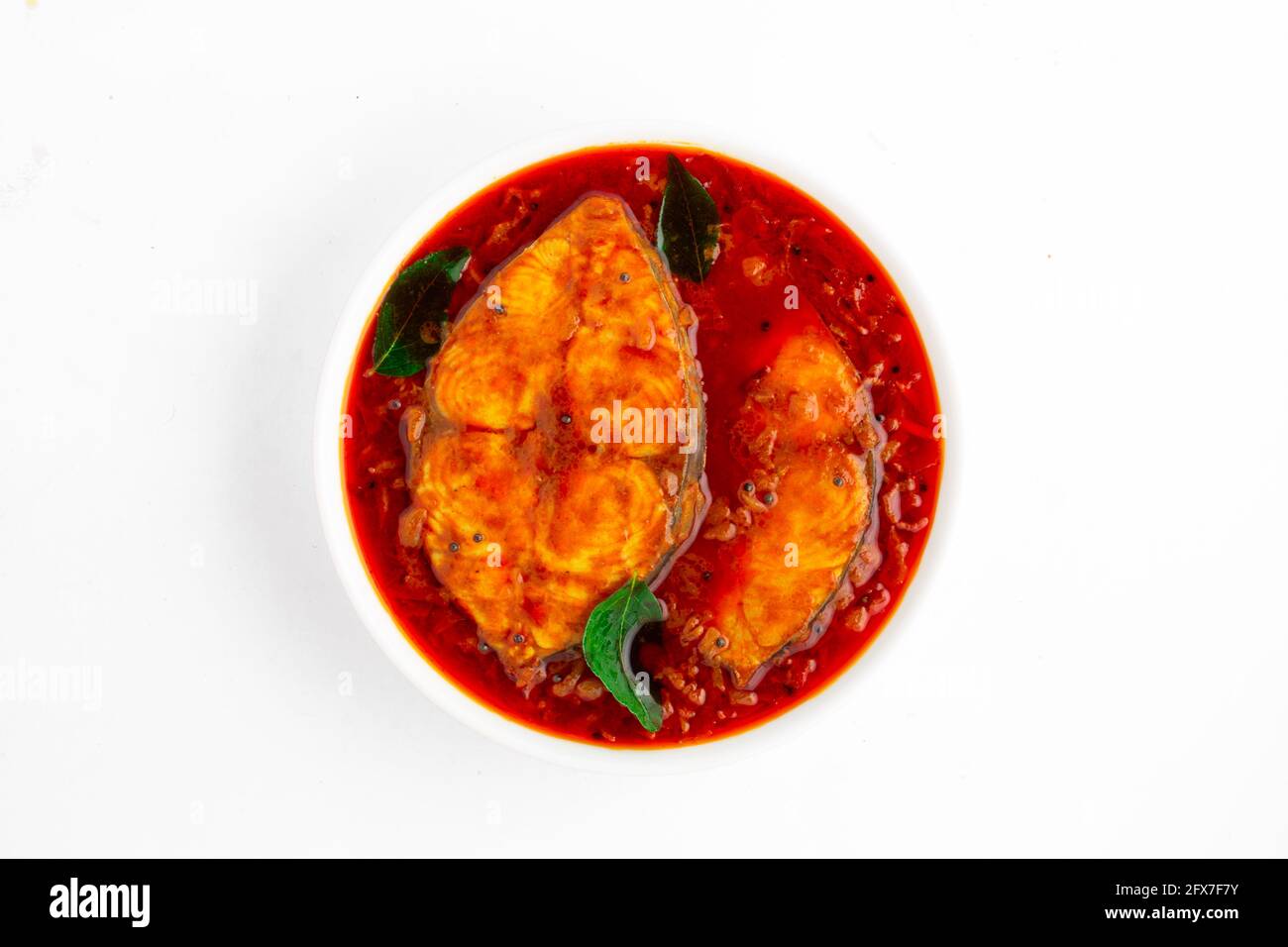 Fish curry seer fish , traditional Indian fish curry ,kerala special