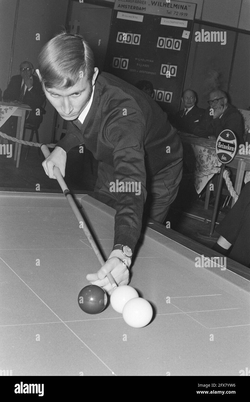 Toegeven tragedie Neem een ​​bad Dutch championship of the ereklasse anker-kader 47/2, the 20-year-old W.  Steures, January 14, 1971, billiards, sports, The Netherlands, 20th century  press agency photo, news to remember, documentary, historic photography  1945-1990, visual stories,