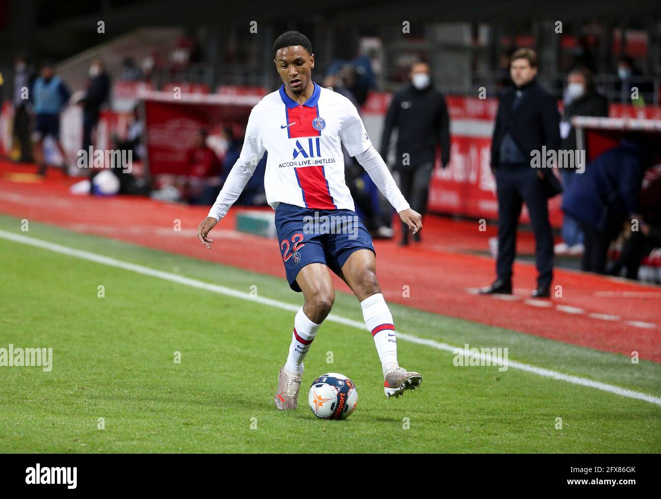 Abdou Diallo Of Psg During The French Championship Ligue 1 Football Match Between Stade Brestois 29 And Paris Saint Germain Psg On May 23 2021 At Stade Francis Le Ble In Brest France [ 982 x 1300 Pixel ]