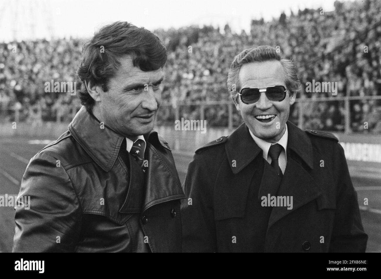 Elinkwijk against VVV 2-0, KNVB cup, Van der Bosch (left) is going to score  1-0, December 10, 1972, sports, soccer, The Netherlands, 20th century press  agency photo, news to remember, documentary, historic