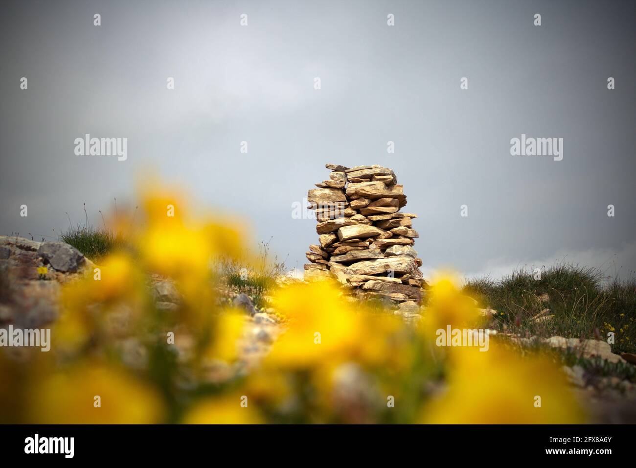 Pile of stones hillside hi-res stock photography and images - Alamy