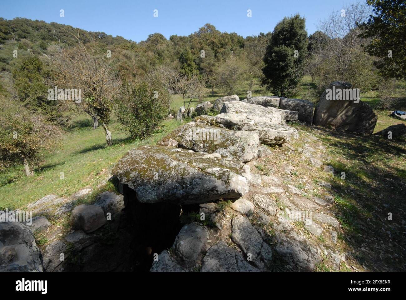 Sardegna, Tomba dei giganti, Calangianus Stock Photo