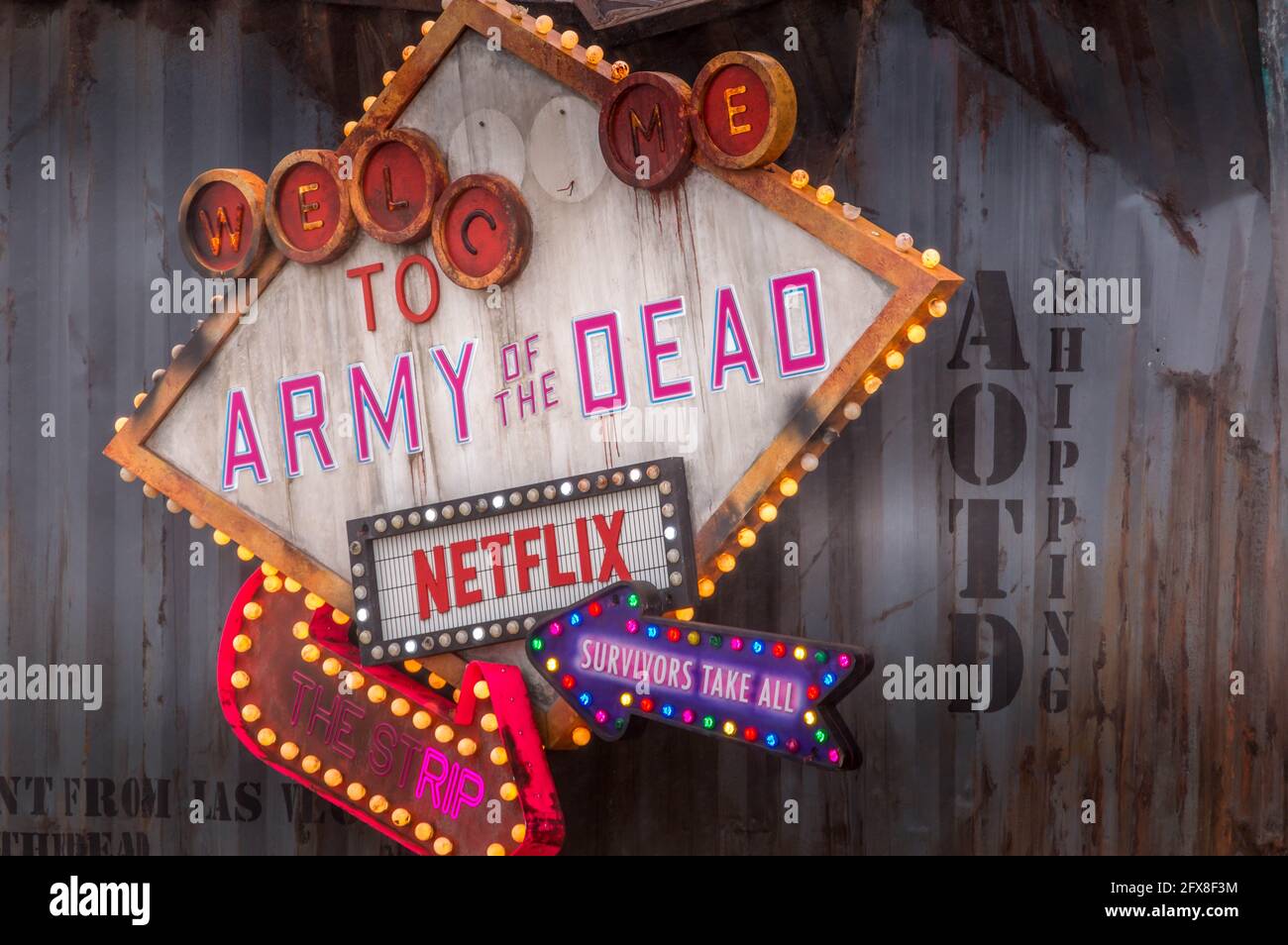 Netflix The Army of the Dead props Stock Photo