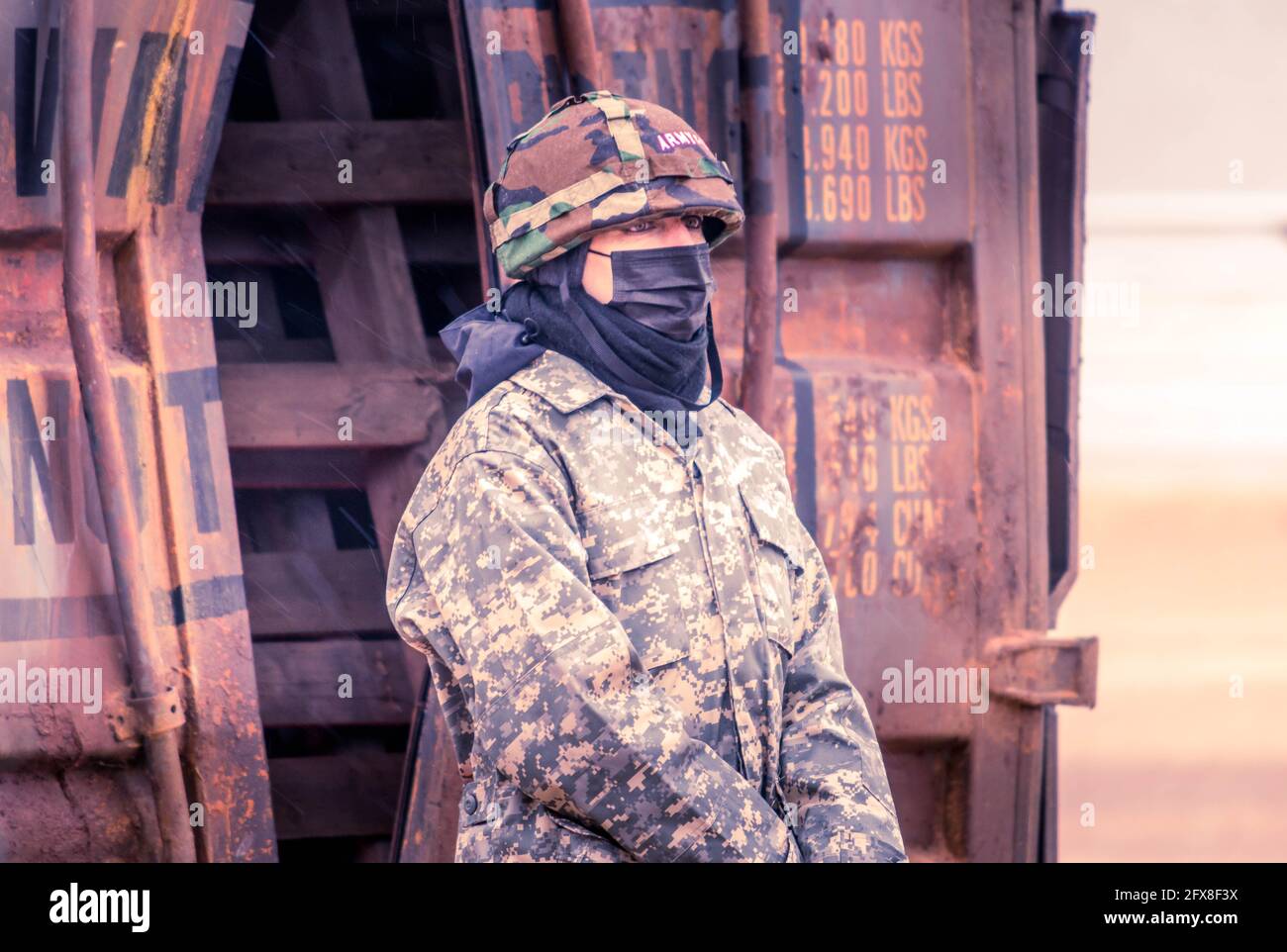 Netflix The Army of the Dead props Stock Photo