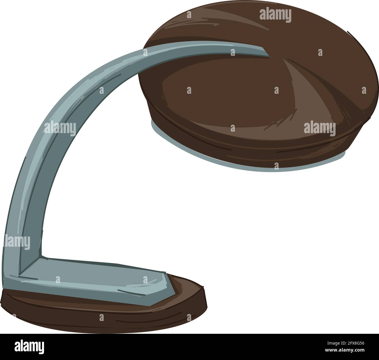 Modern table lamp with adjustable stand vector Stock Vector