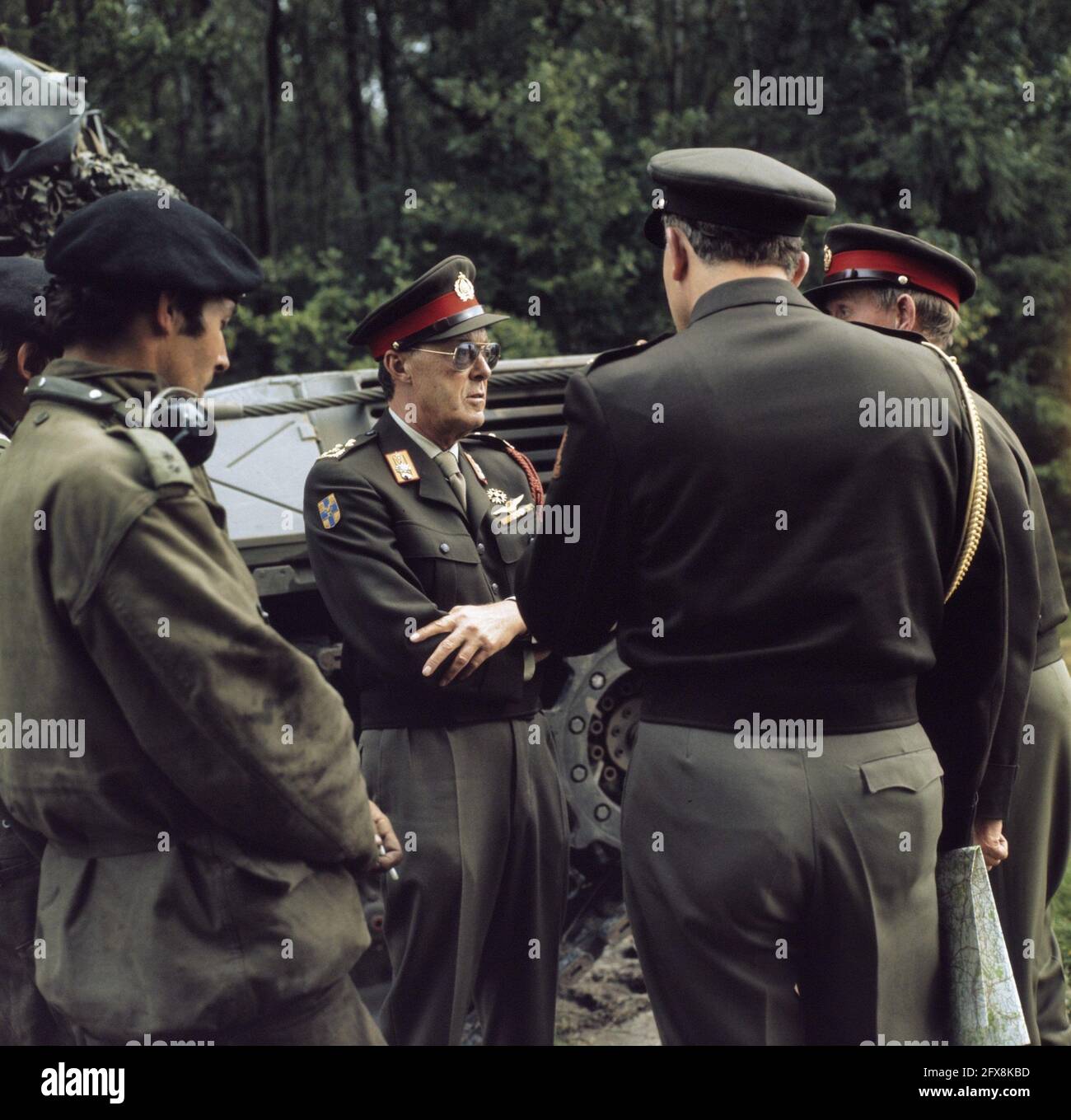 Bernhard visits Dutch military participating in NATO army exercise Big  Ferro in West Germany, Bernhard (in military uniform) among military  personnel, September 19, 1973, MILITARY, uniforms, The Netherlands, 20th  century press agency