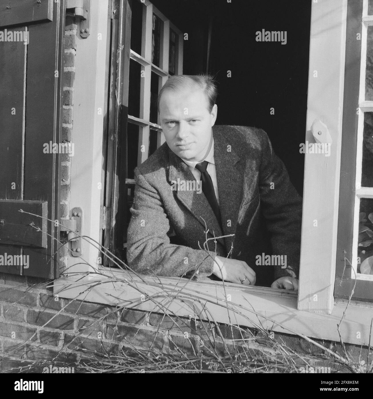 Bernhard Haitink who was offered the position as director of the Minneapolis Symphony Orchestra, December 30, 1959, conductors, music, orchestras, portraits, The Netherlands, 20th century press agency photo, news to remember, documentary, historic photography 1945-1990, visual stories, human history of the Twentieth Century, capturing moments in time Stock Photo