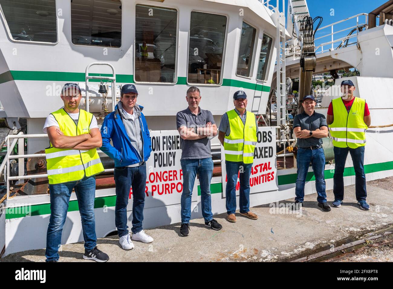 Cork, Ireland. 26th May, 2021. Between 50-60 trawlers gathered at ...