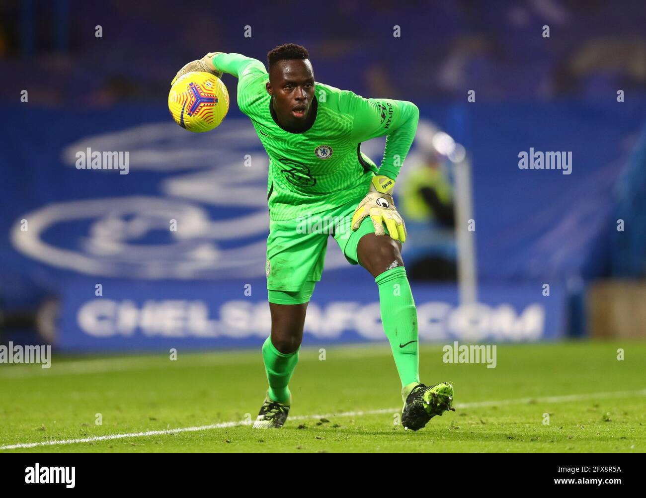 File photo dated 21-12-2020 of Chelsea goalkeeper Edouard Mendy during the Premier League match at Stamford Bridge, London. Issue date: Wednesday May 26, 2021. Stock Photo