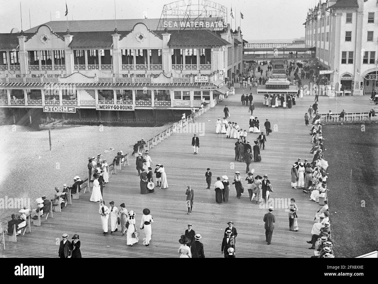 Asbury Park, NJ, circa 1910 Stock Photo Alamy