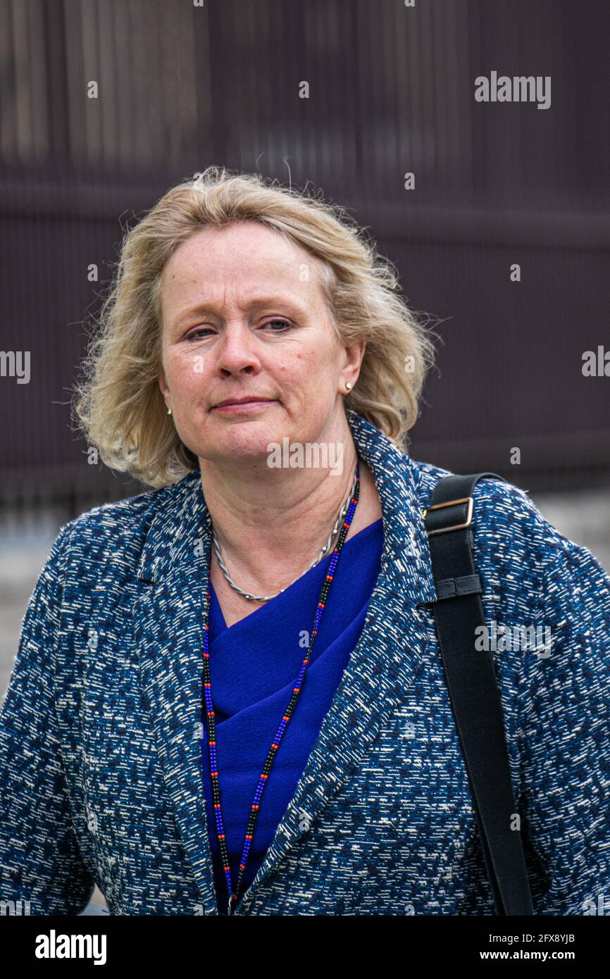 WESTMINSTER LONDON 26 May 2021. Vicky Ford, Conservative Member of Parliament for Chelmsford arrives at the House of Commons in Parliament.  Credit amer ghazzal/Alamy Live News Stock Photo