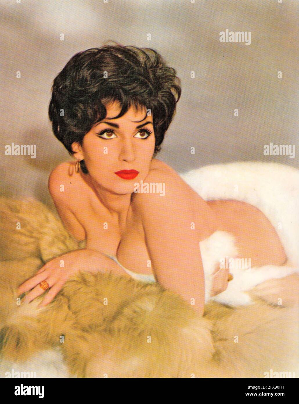 YVONNE ROMAIN English film actress about 1960 Stock Photo