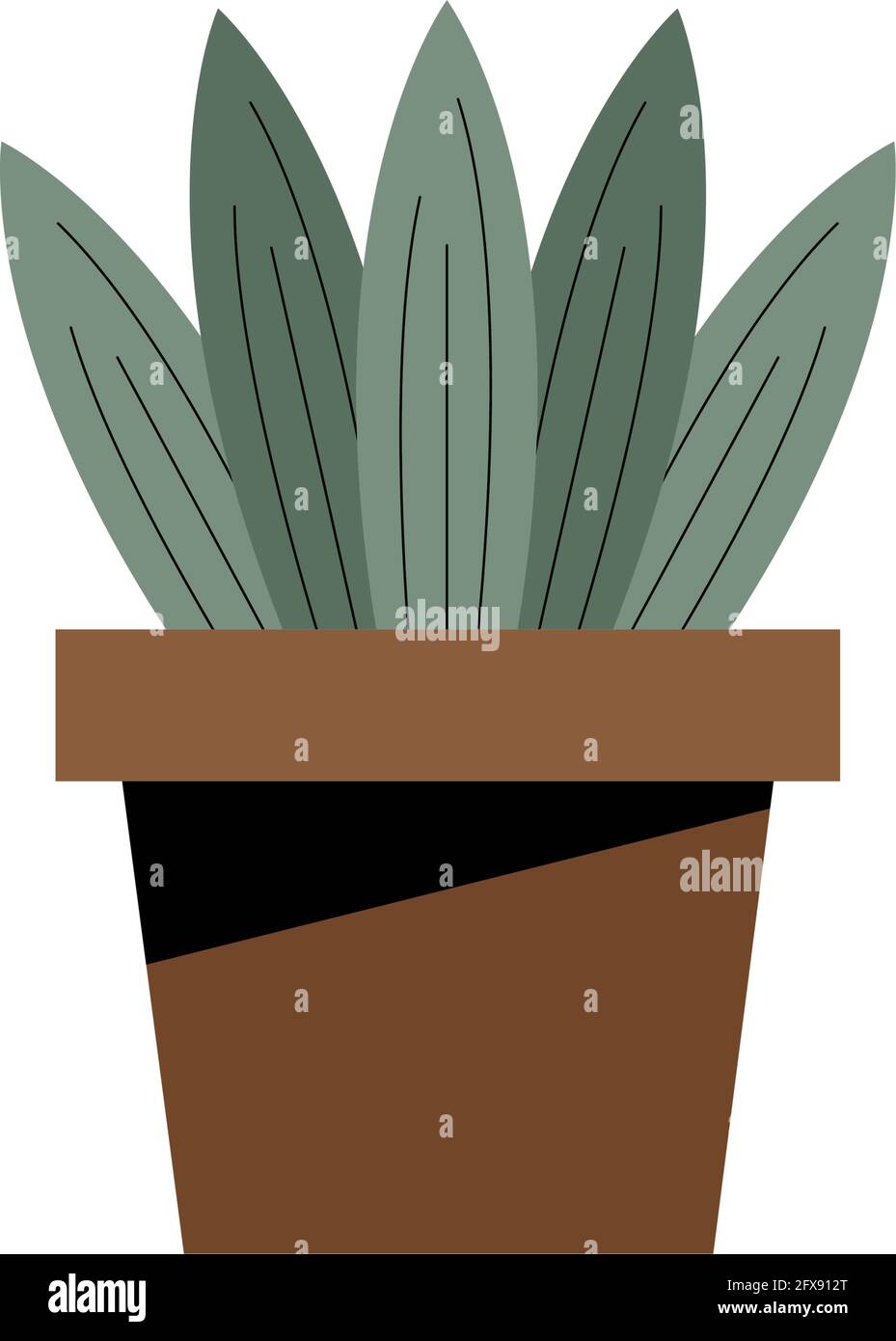 houseplant in pot garden icon Stock Vector Image & Art - Alamy