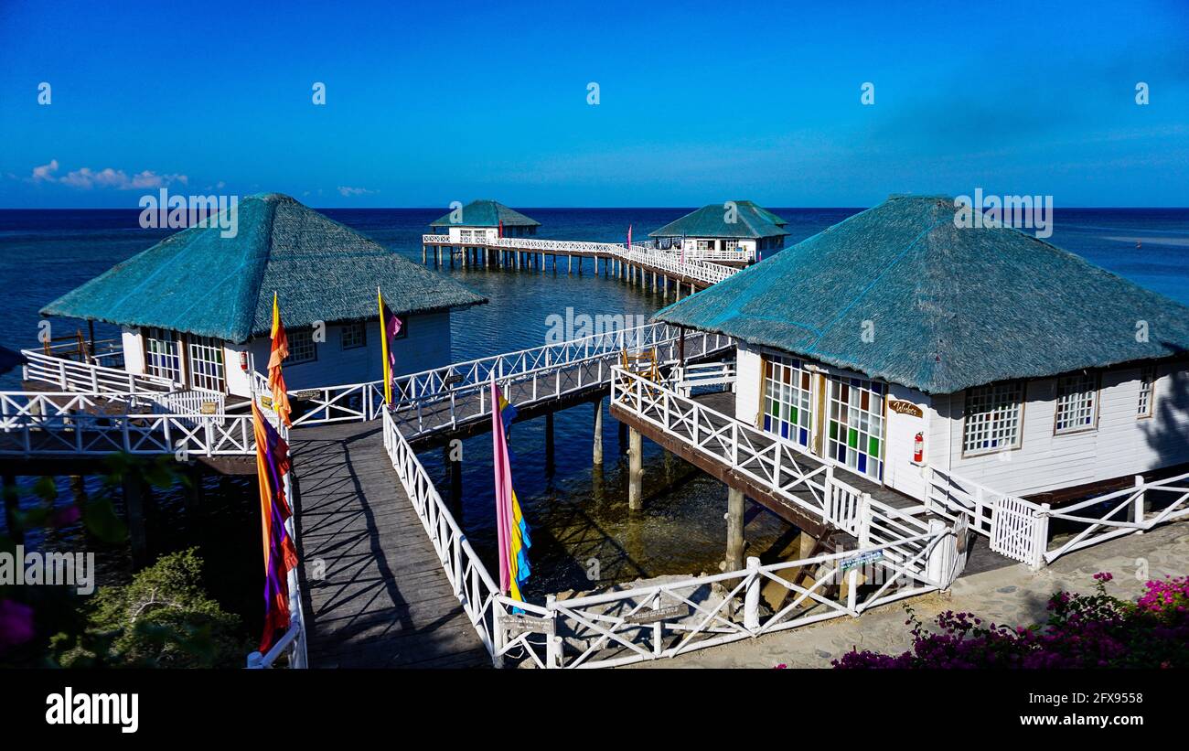 Beautiful view of Stilts Calatagan Beach Resort in the Philippines