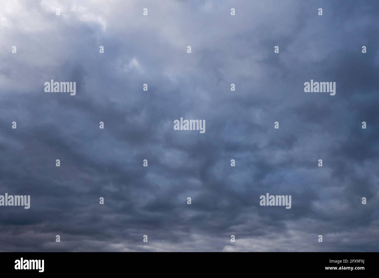 dramatic cloudy sky background Stock Photo