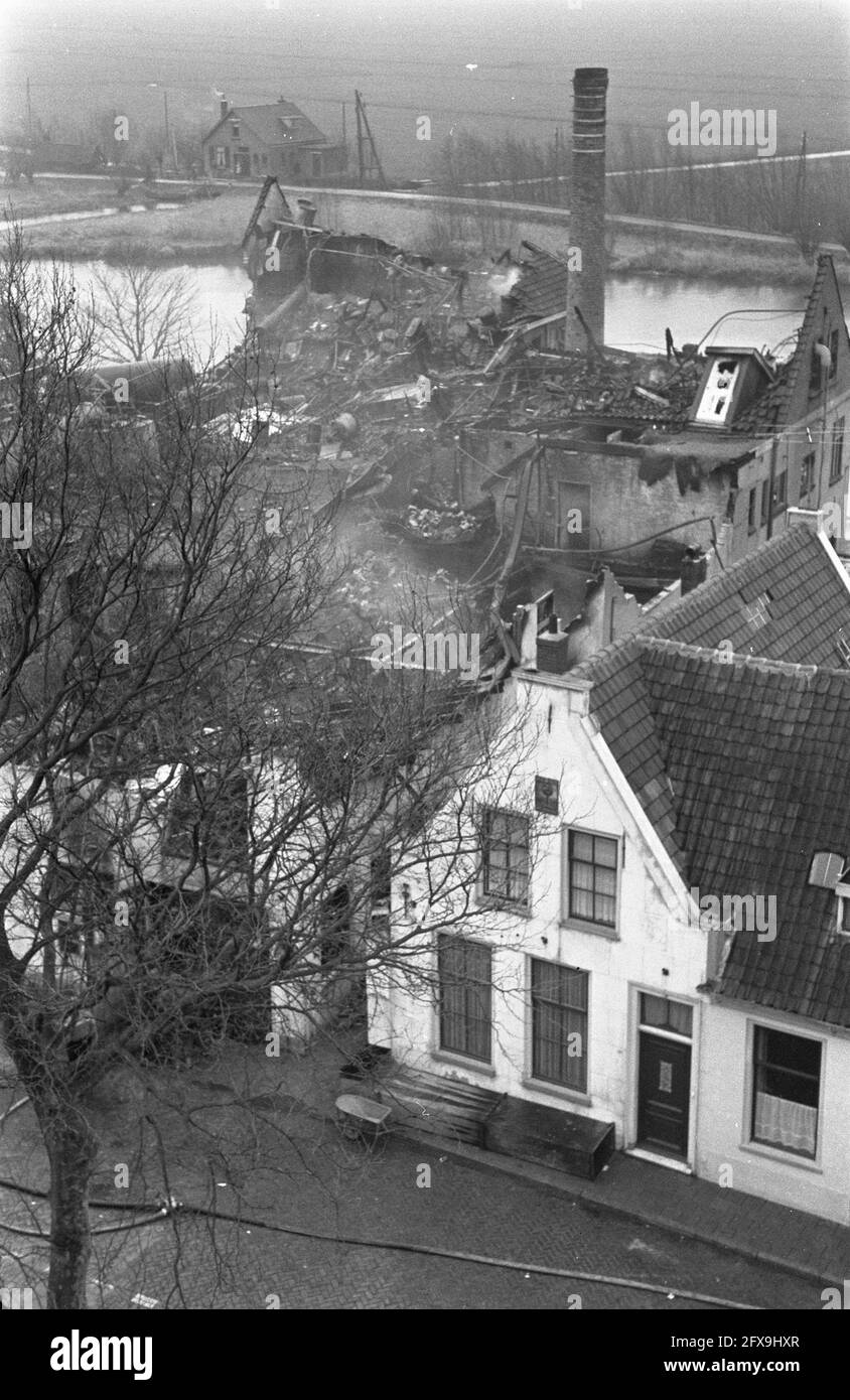 Fire in foam rubber factory at Nigtevecht, 22 December 1959, FIRE, foam