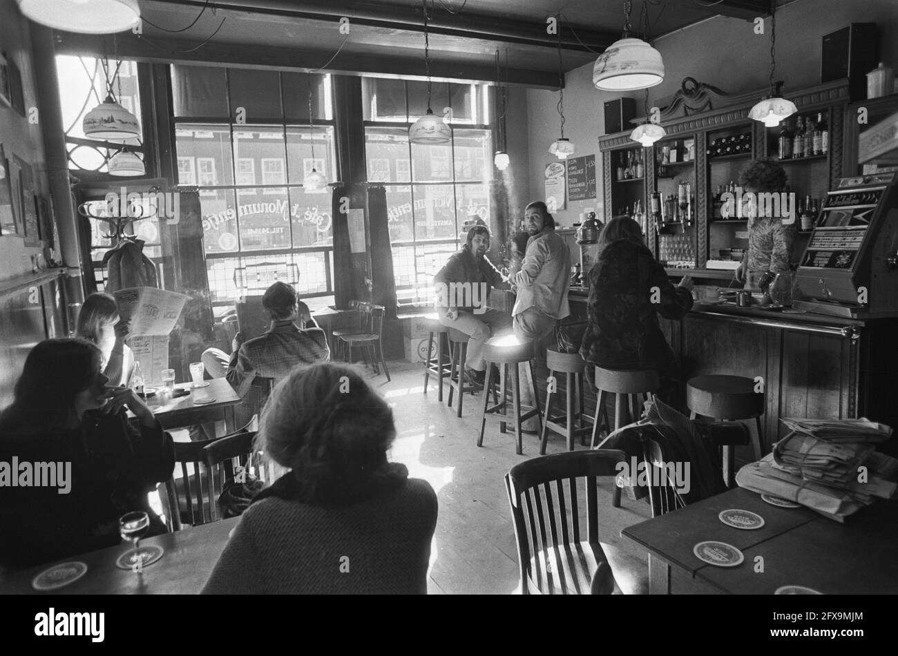 Brown cafe amsterdam Black and White Stock Photos & Images Alamy