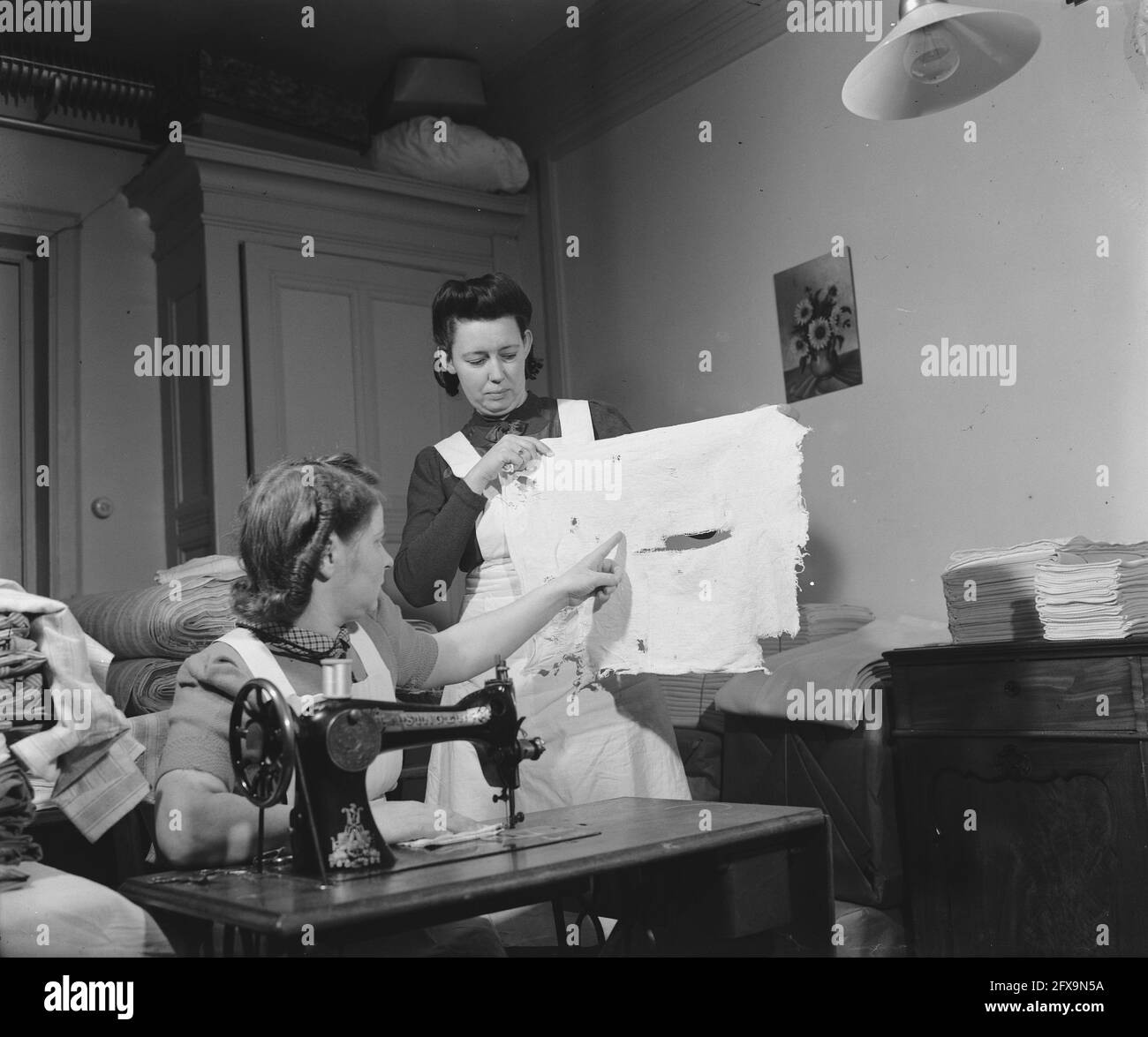 Foreign Red Crosses help Dutch hospitals, February 27, 1946, SICK HOMES