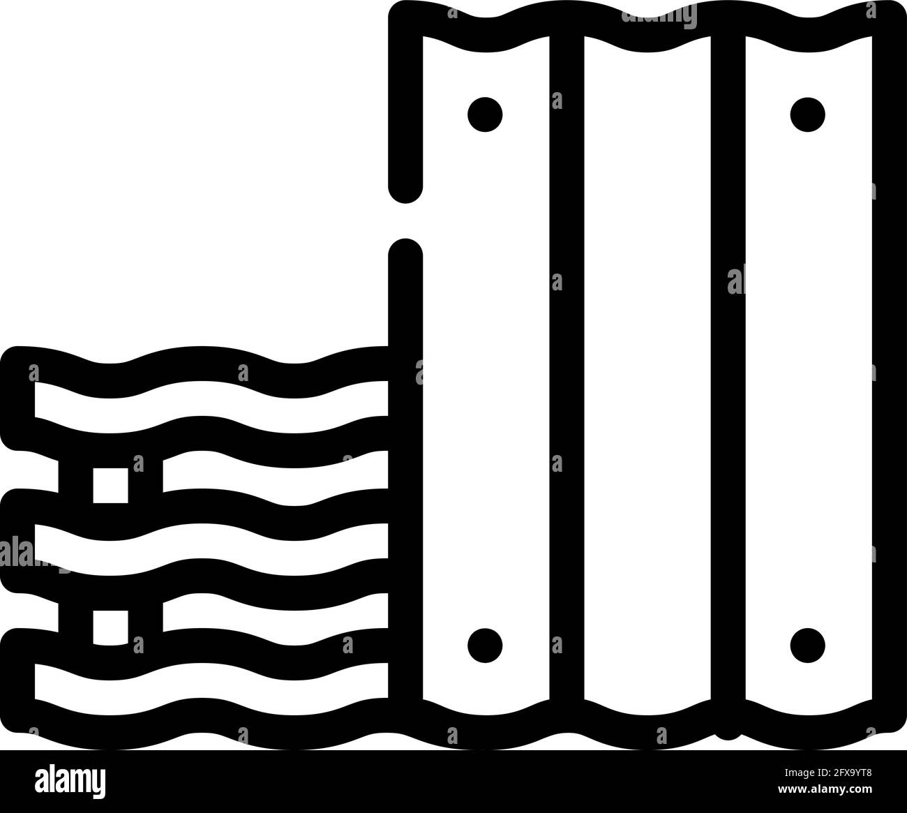 roofing material building material line icon vector illustration Stock ...