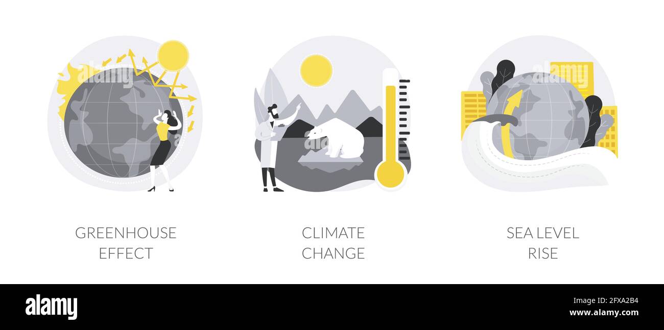 Global warming abstract concept vector illustrations Stock Vector Image ...