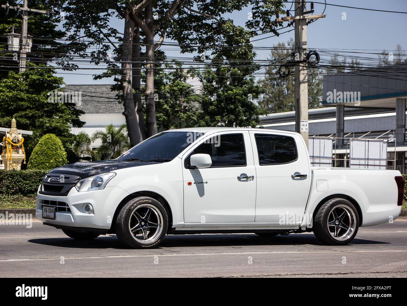 Chiangmai Thailand May 3 2021 Private Isuzu Dmax Pickup Truck On Road No 1001 8 Km From Chiangmai City Stock Photo Alamy