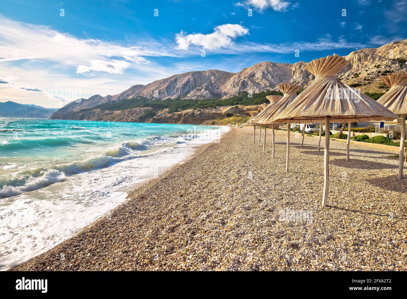 Baška krk pogled na goli otok