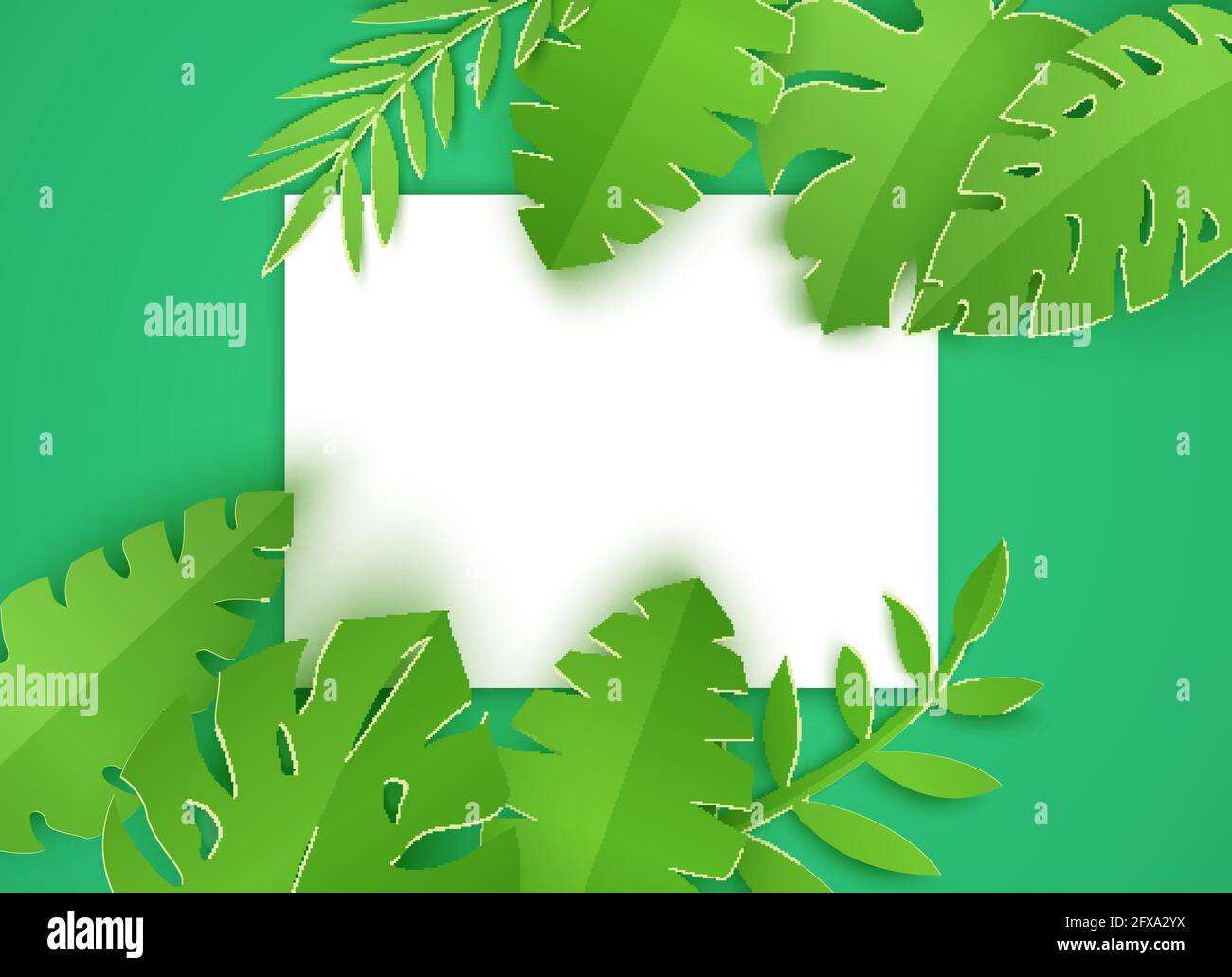 Jungle Leaves Template Jungle Leaves Template
