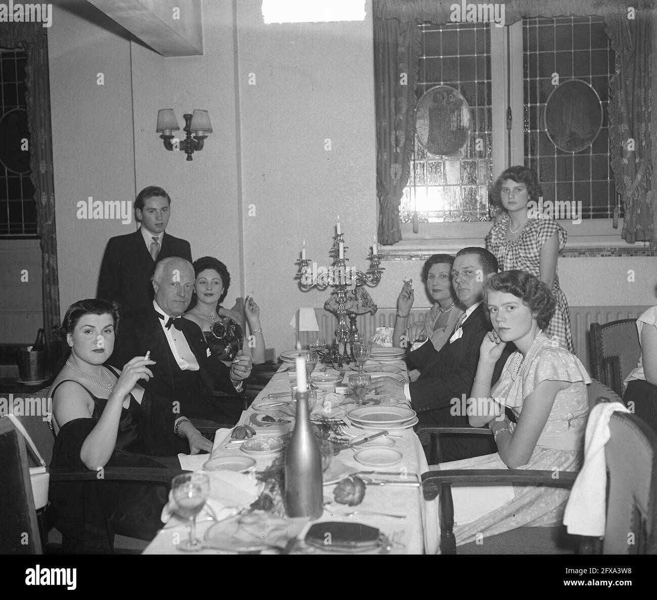 Chateau Bleu number 9, December 29, 1949, The Netherlands, 20th century press agency photo, news to remember, documentary, historic photography 1945-1990, visual stories, human history of the Twentieth Century, capturing moments in time Stock Photo