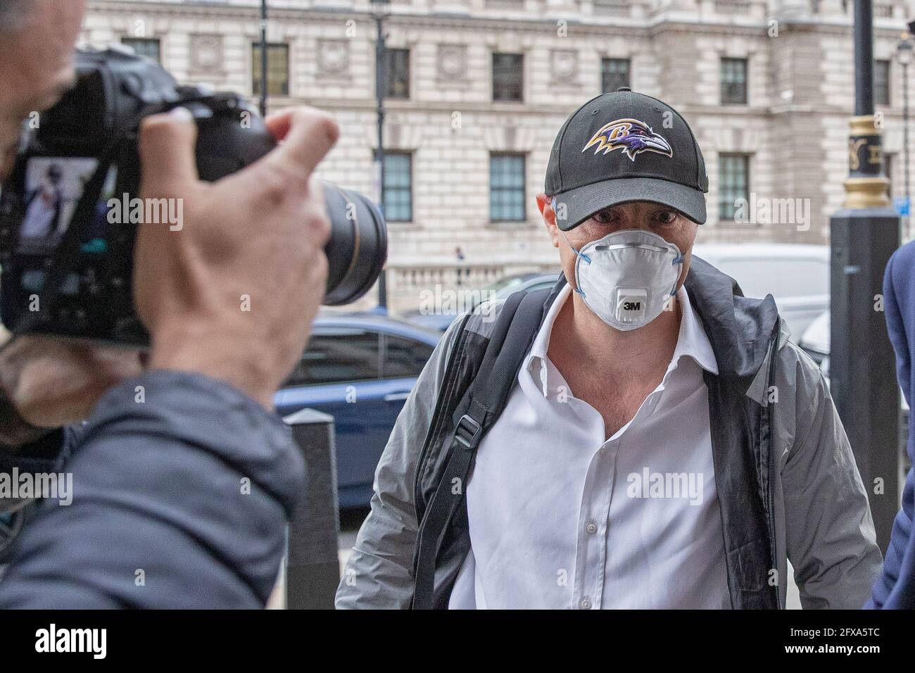 Dominic Cummings arrives at Portcullis House on to be questioned by politicians about the government's handling of the Covid-19 Stock Photo