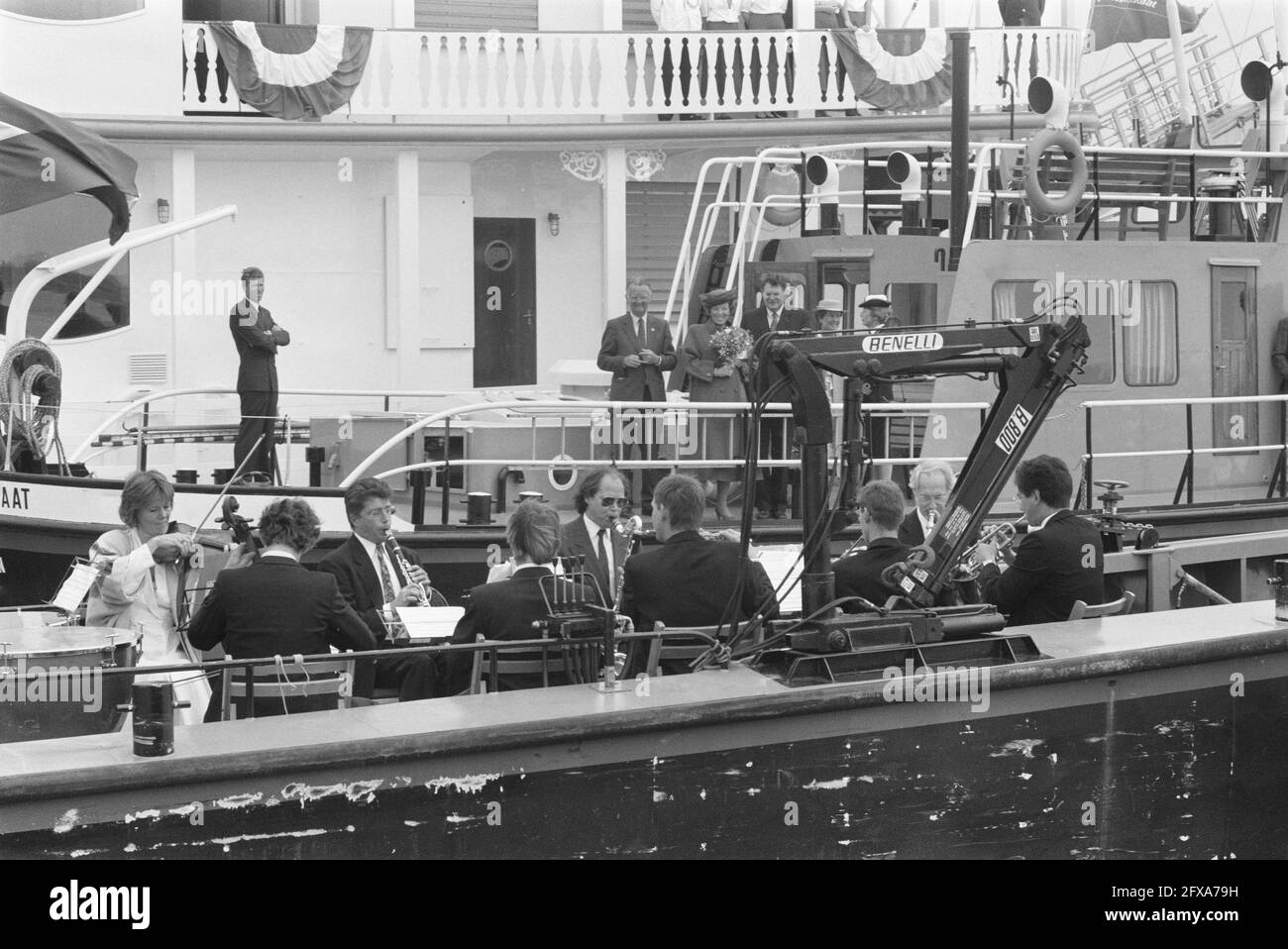 1979 Press Photo Mississippi Queen Steams Boat - Historic Images