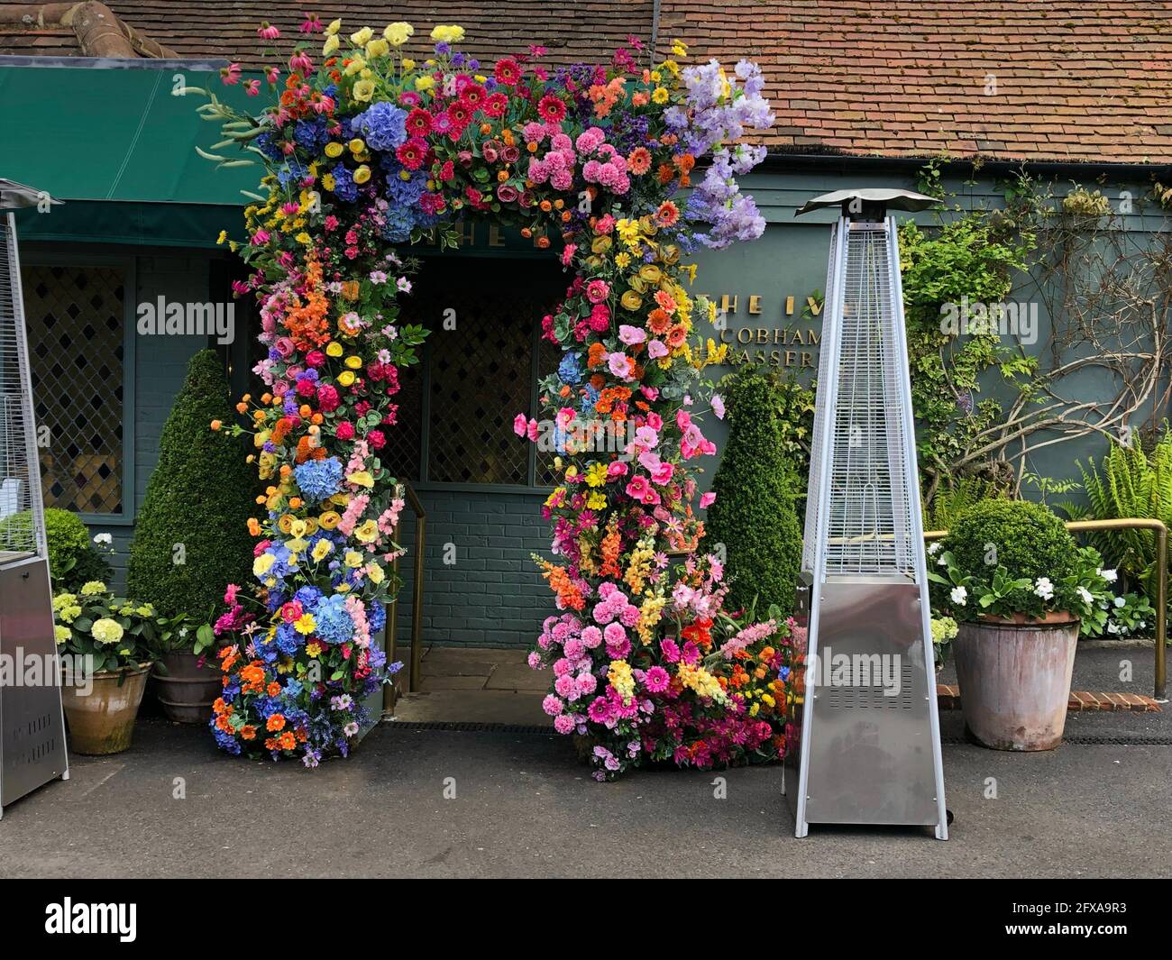 Cobham, Surrey, UK. 26th May 2021. The Ivy Brasserie and Restaurant in