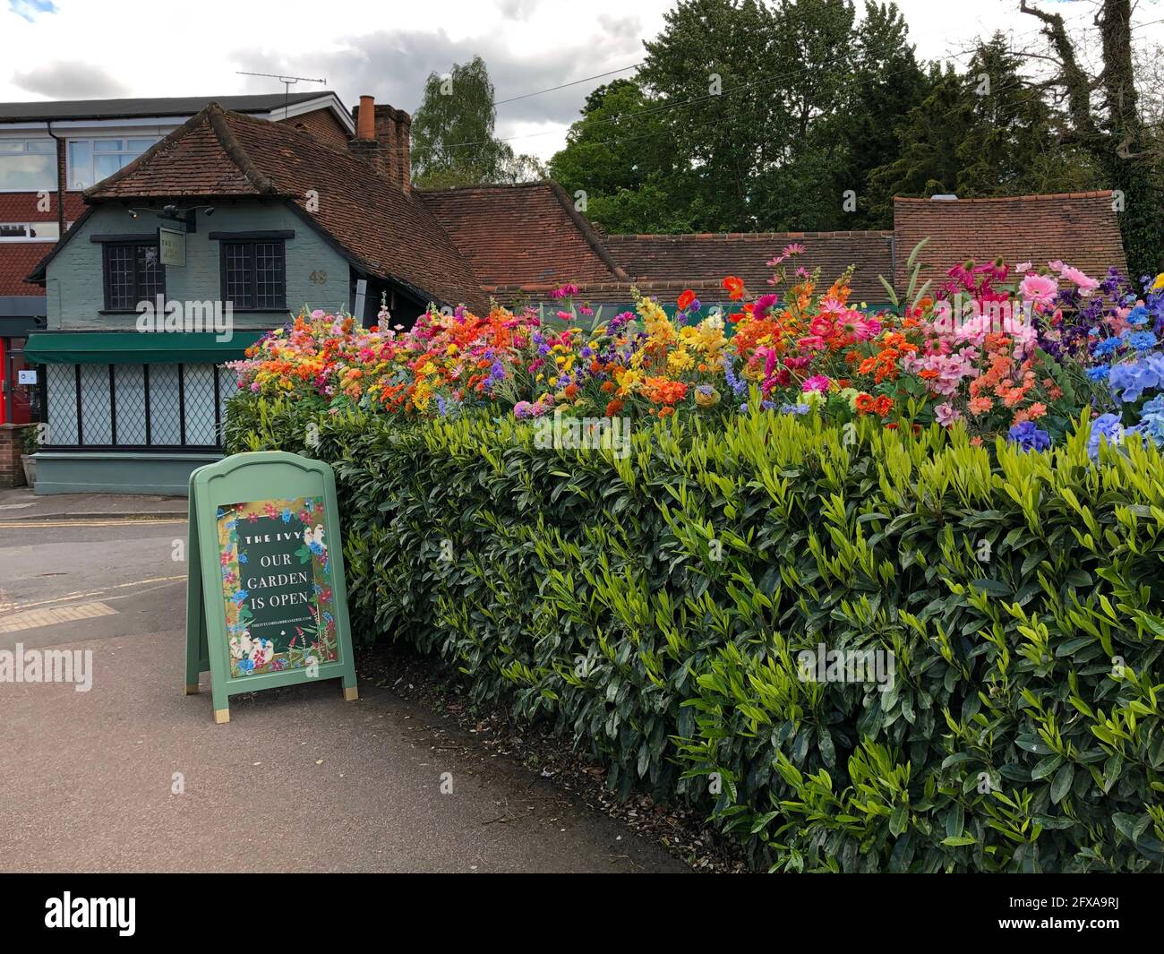 Cobham, Surrey, UK. 26th May 2021. The Ivy Brasserie and Restaurant in