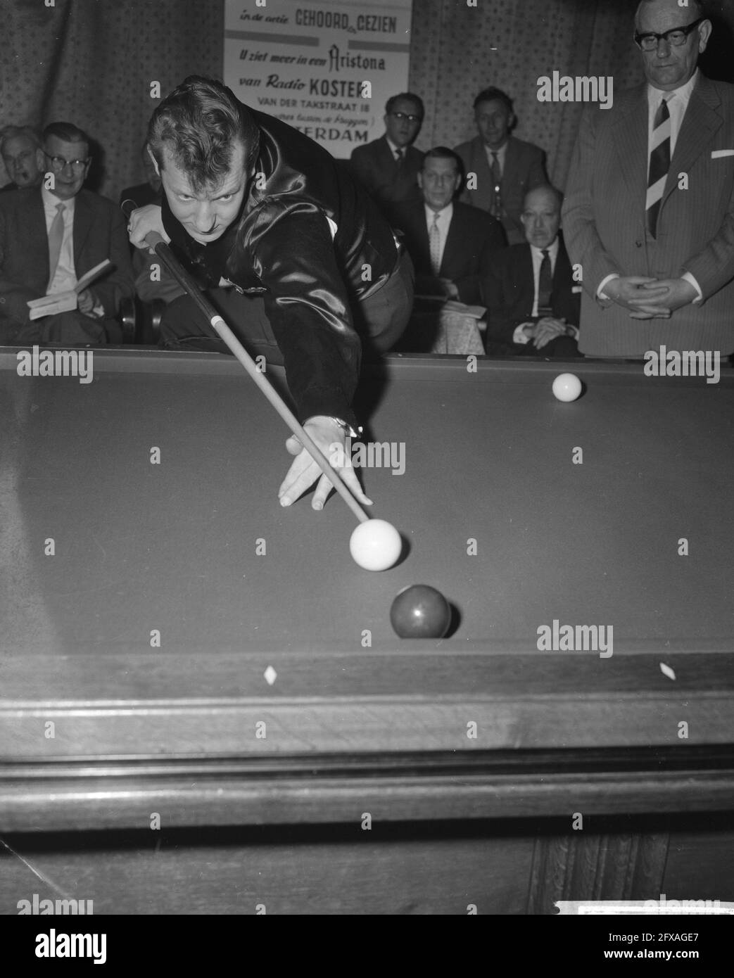 Three-band tournament Netherlands v Belgium Raymond Ceulemans, February 25,  1961, billiards, The Netherlands, 20th century press agency photo, news to  remember, documentary, historic photography 1945-1990, visual stories,  human history of the Twentieth