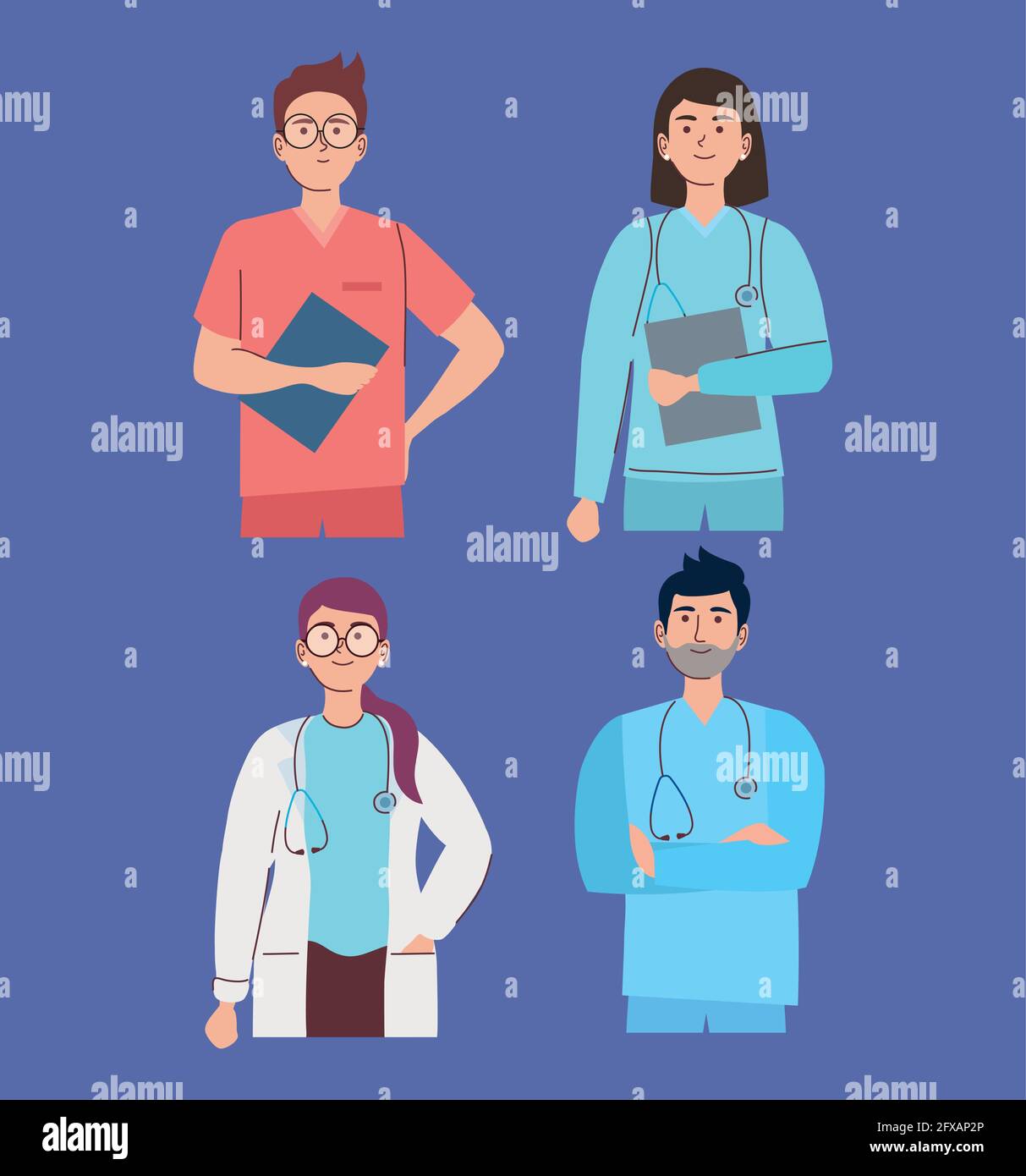 medical staff professionals Stock Vector Image & Art Alamy
