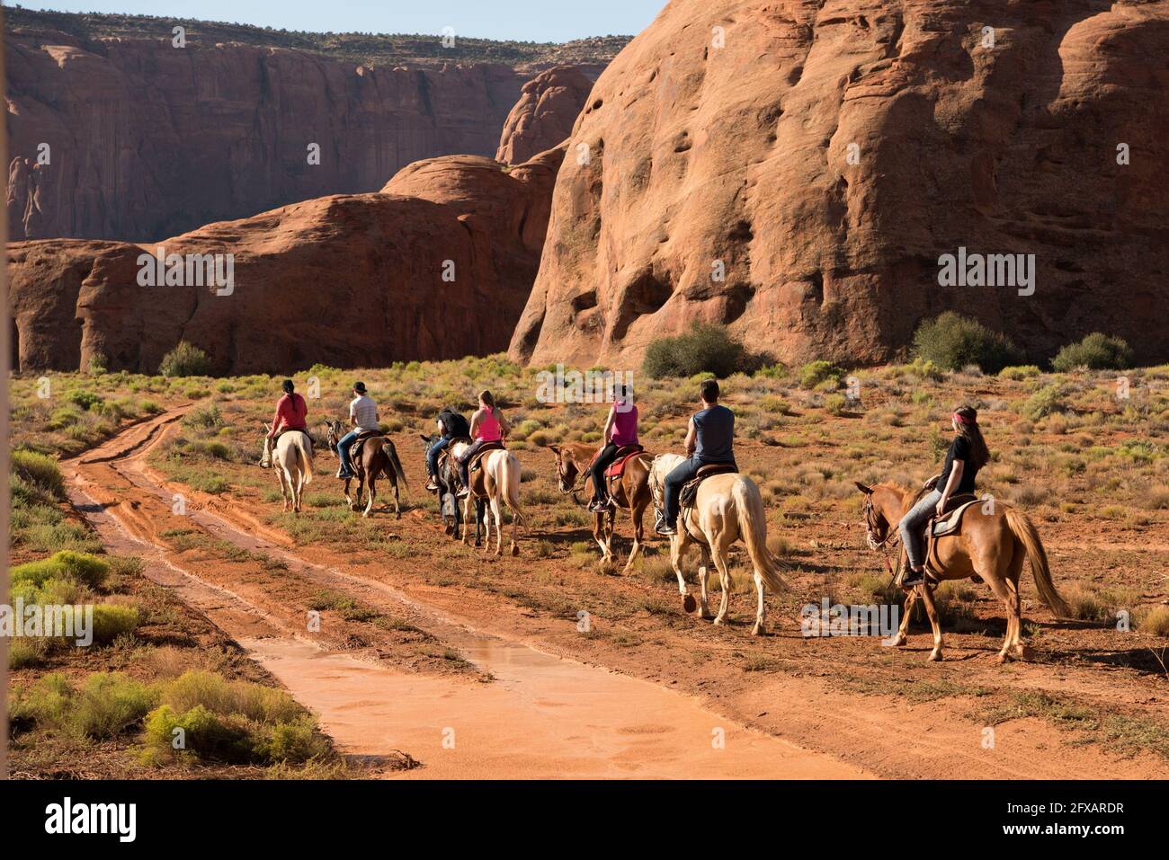 Riding horse through canyon hires stock photography and images Alamy