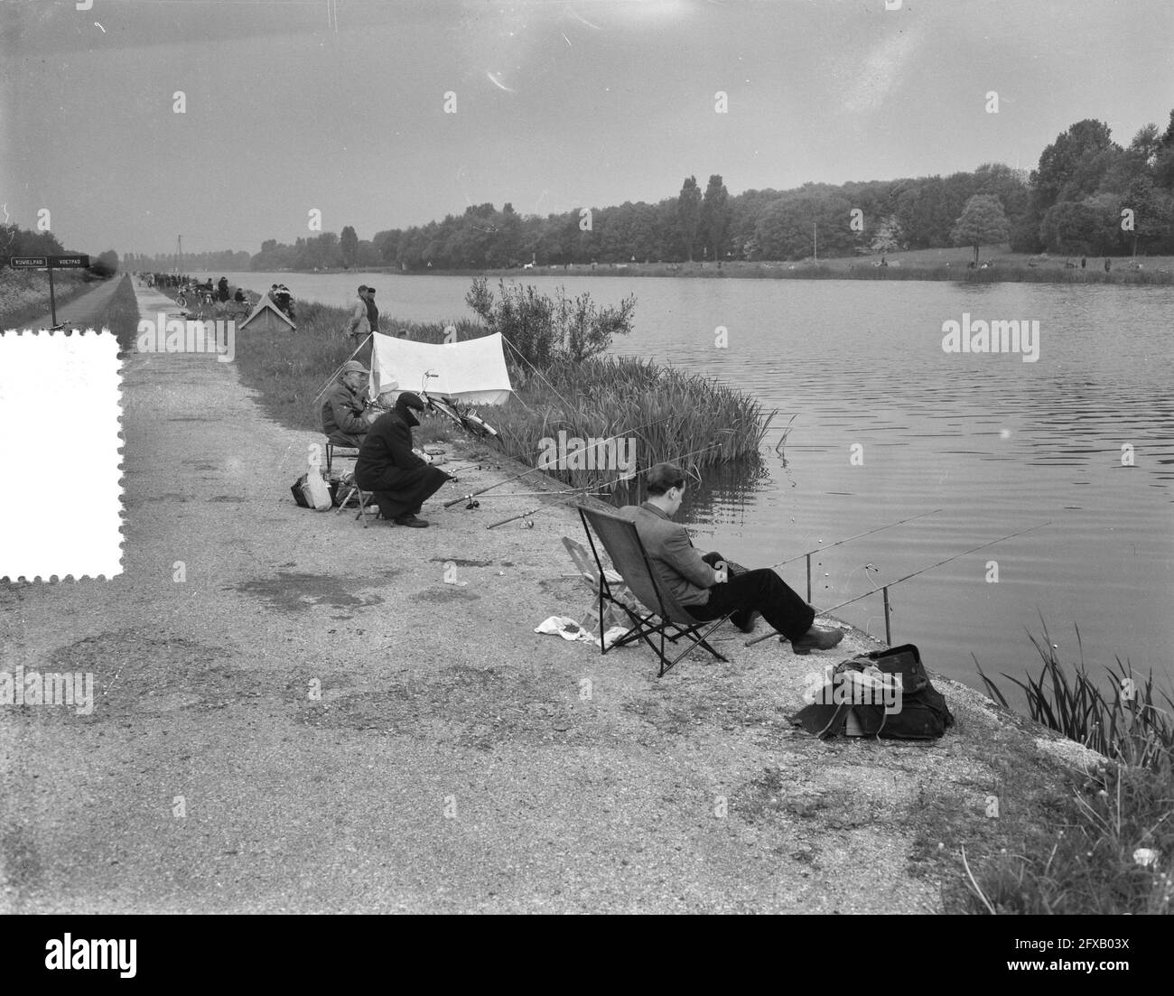 First day fishing season. Forest runway, June 1, 1956, fishing seasons
