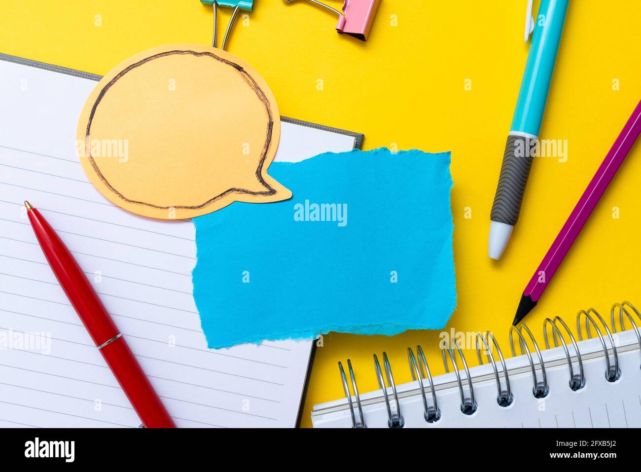 School office supplies. Writing utensils Stock Photo - Alamy